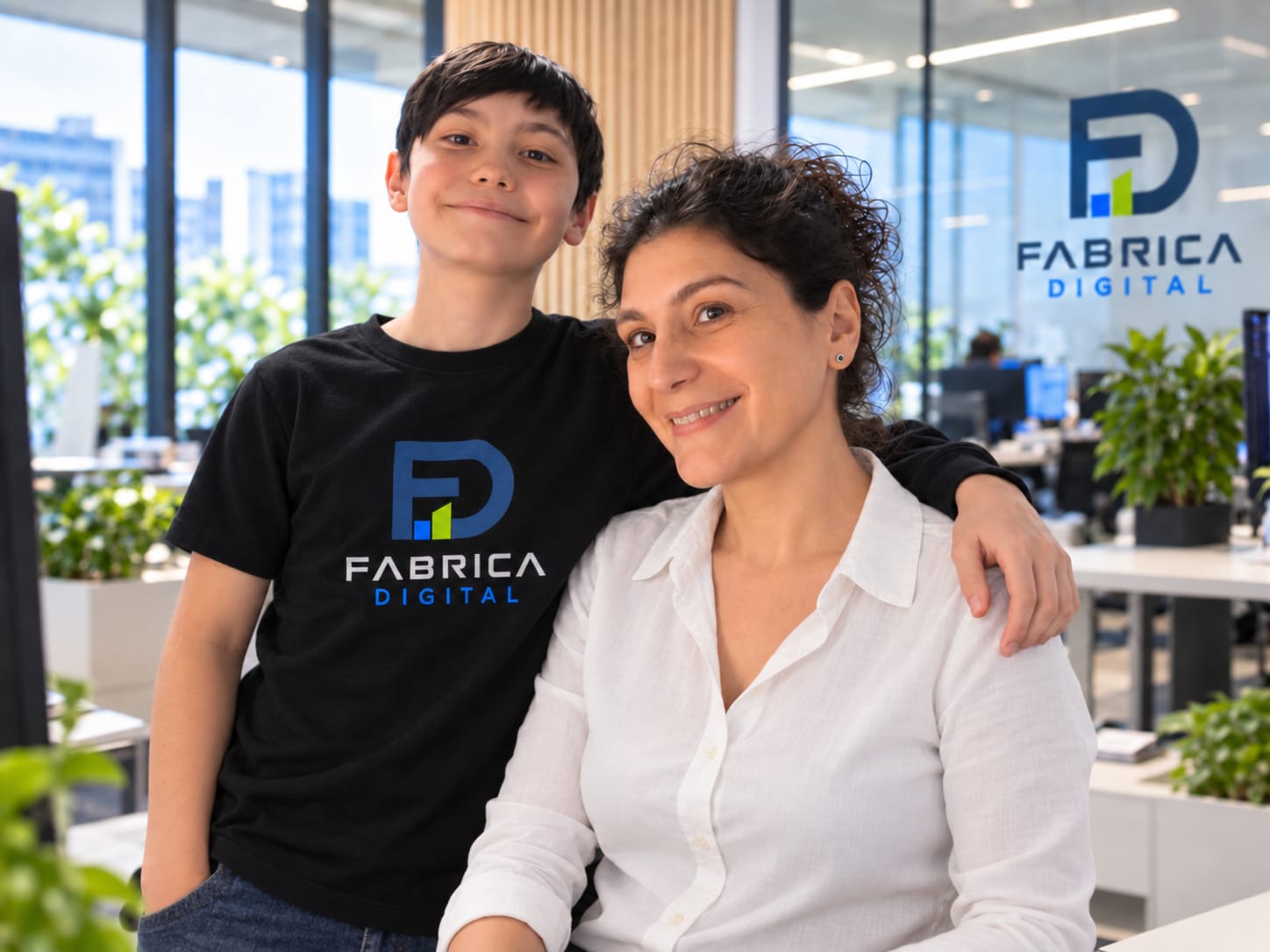 Cristina y Massimo, el equipo de Fábrica Digital